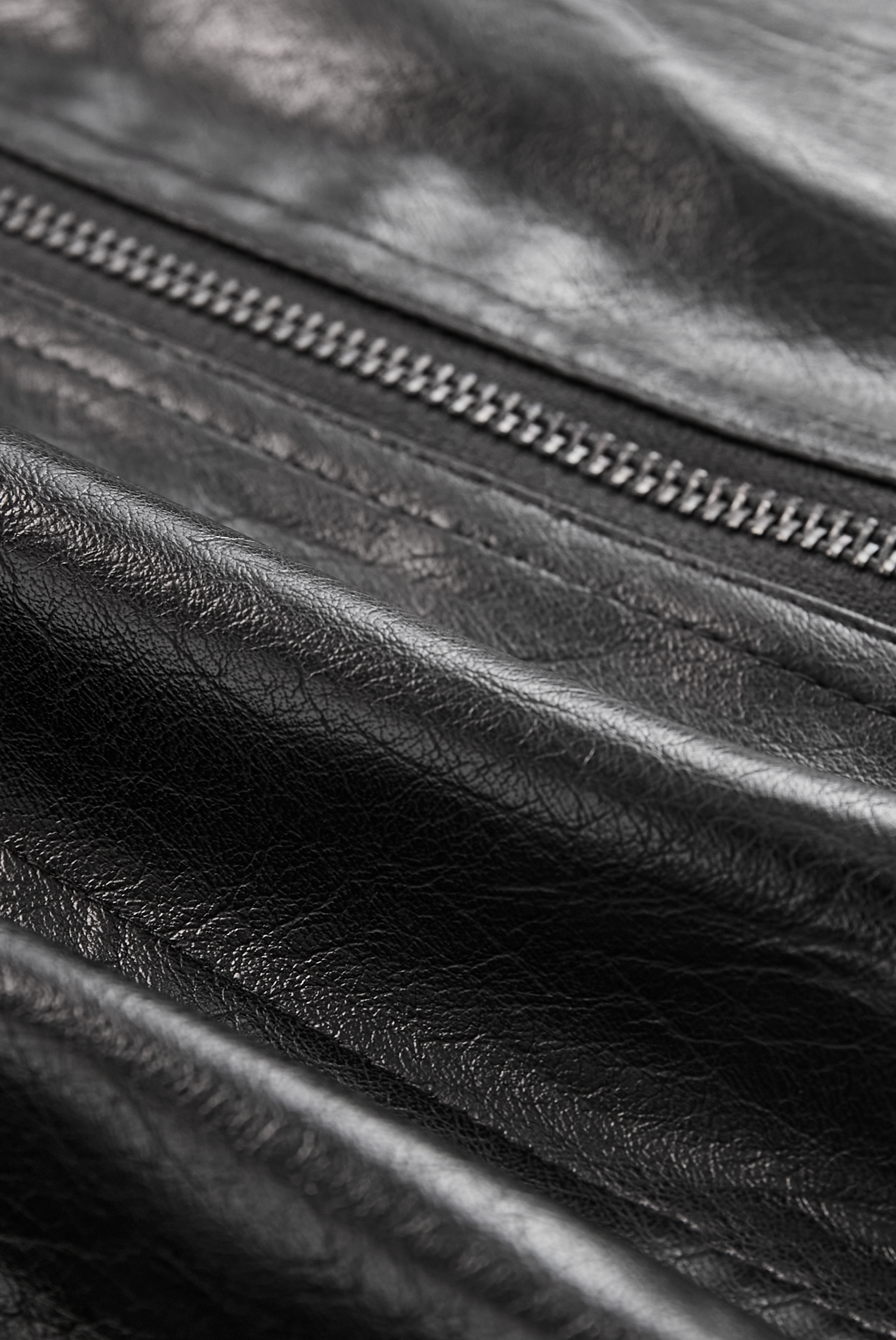 Women's Vintage Stand Collar Faux Leather Jacket